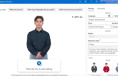 微软Azure AI语音服务新招：虚拟人物，文本秒变视频！缩略图