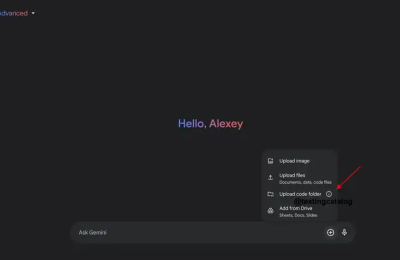 谷歌Gemini新功能：AI帮你分析代码文件夹缩略图
