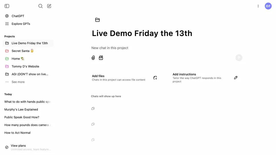 OpenAI 新动作：Projects 来了，ChatGPT 聊天新花样登场！插图1