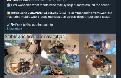 李飞飞团队新搞了个家务机器人，才500美元，啥活都能干缩略图