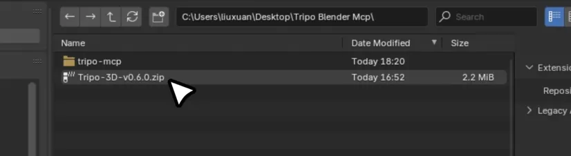 超详细！Blender里装Tripo插件，让光标同步超简单插图2