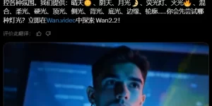 AI创作新纪元：通义万相Wan2.2开源动态灯光系统，解锁光影魔法缩略图