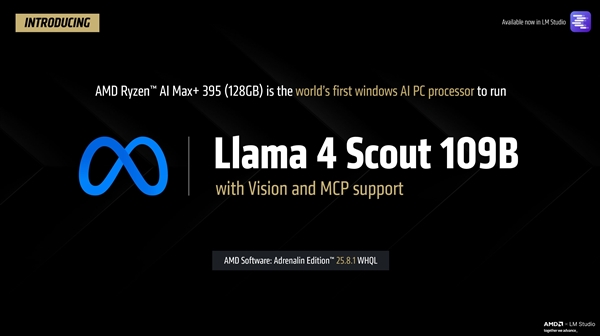 AMD锐龙AI Max 395震撼发布:全球首款支持1280亿参数大模型的消费级处理器插图1 AMD锐龙AI Max 395震撼发布:全球首款支持1280亿参数大模型的消费级处理器插图1
