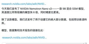 小模型大爆发：英伟达开源9B参数Nemotron Nano v2，推理速度碾压Qwen3-8B缩略图