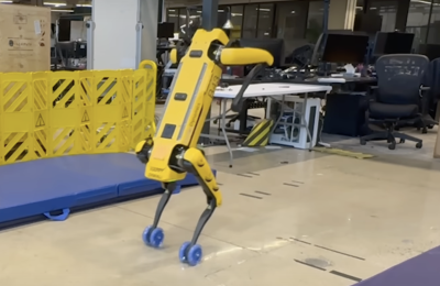 Spot机器人学会后空翻，走路都更像真动物了缩略图