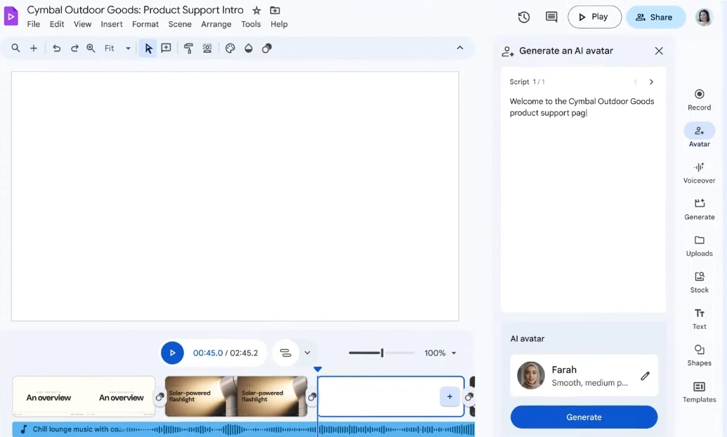 谷歌放大招!AI视频神器Vids免费用,小白也能秒变剪辑大神插图 谷歌放大招!AI视频神器Vids免费用,小白也能秒变剪辑大神插图