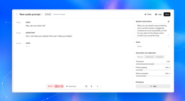 OpenAI放大招了!GPT-Realtime语音模型上线,还能看图,AI聊天要起飞了!插图 OpenAI放大招了!GPT-Realtime语音模型上线,还能看图,AI聊天要起飞了!插图