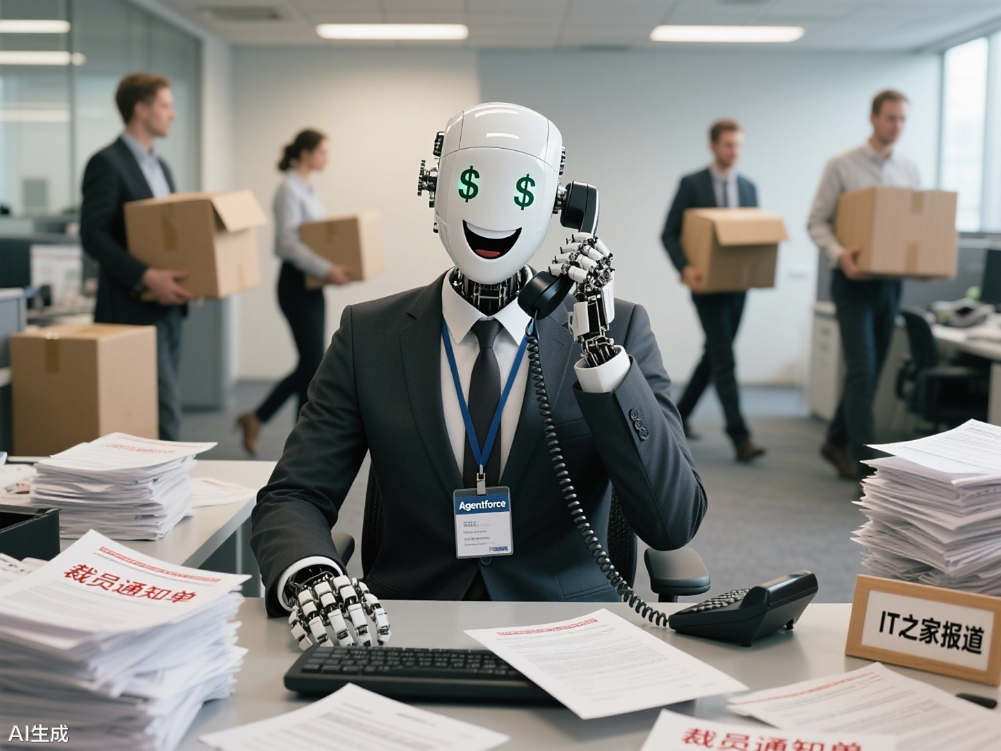 AI抢饭碗？Salesforce老板亲口承认：裁了4000客服插图