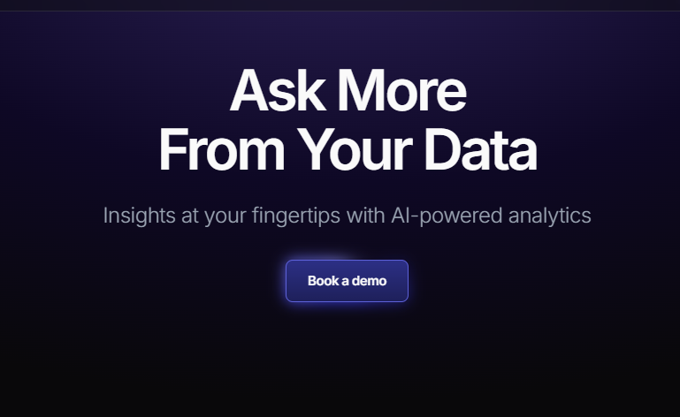 WisdomAI搞出主动型AI,让AI当你的全天候数据帮手插图 WisdomAI搞出主动型AI,让AI当你的全天候数据帮手插图