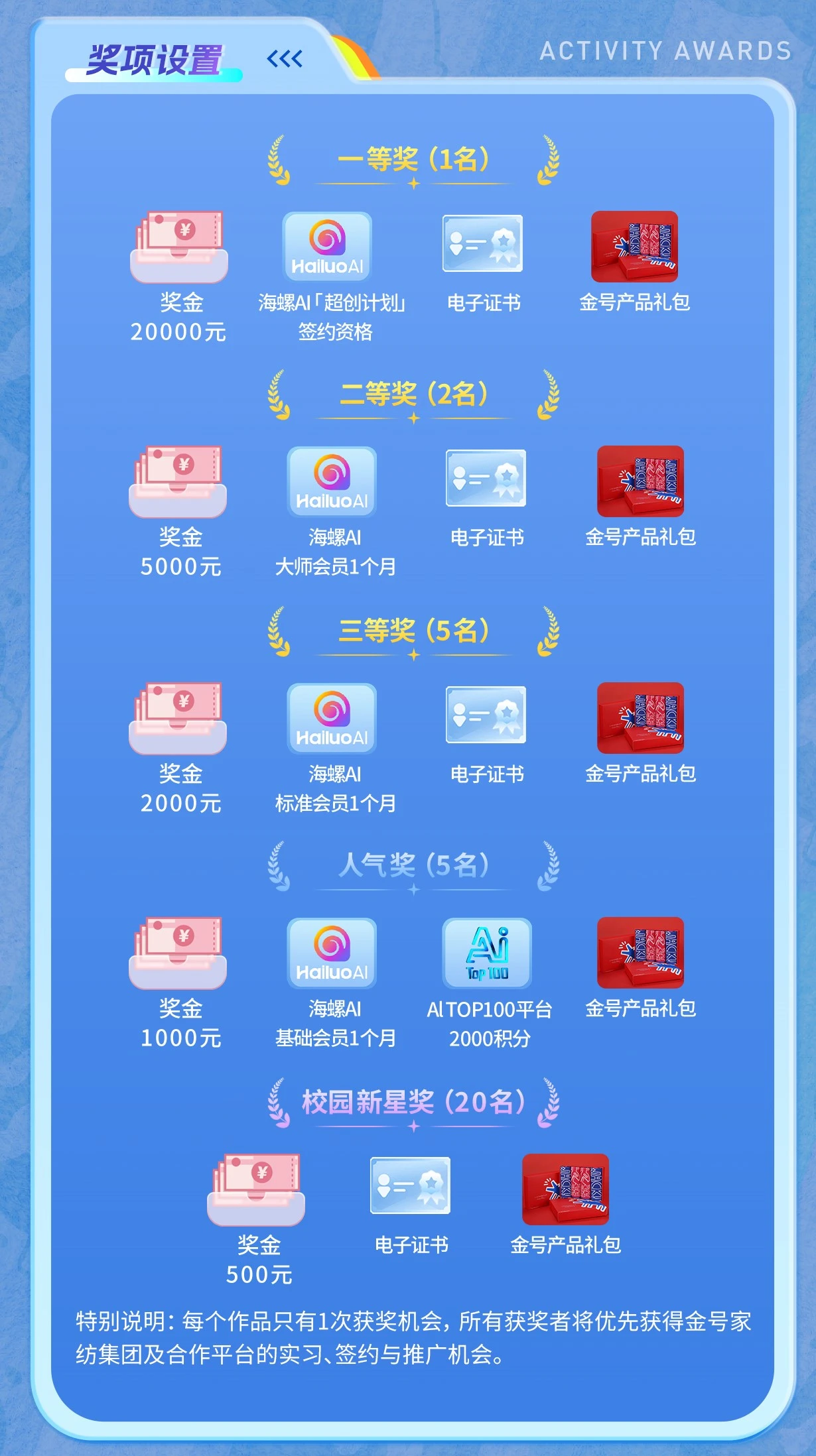 冠军范儿，金号陪你玩转AI体育创意大赛！插图2