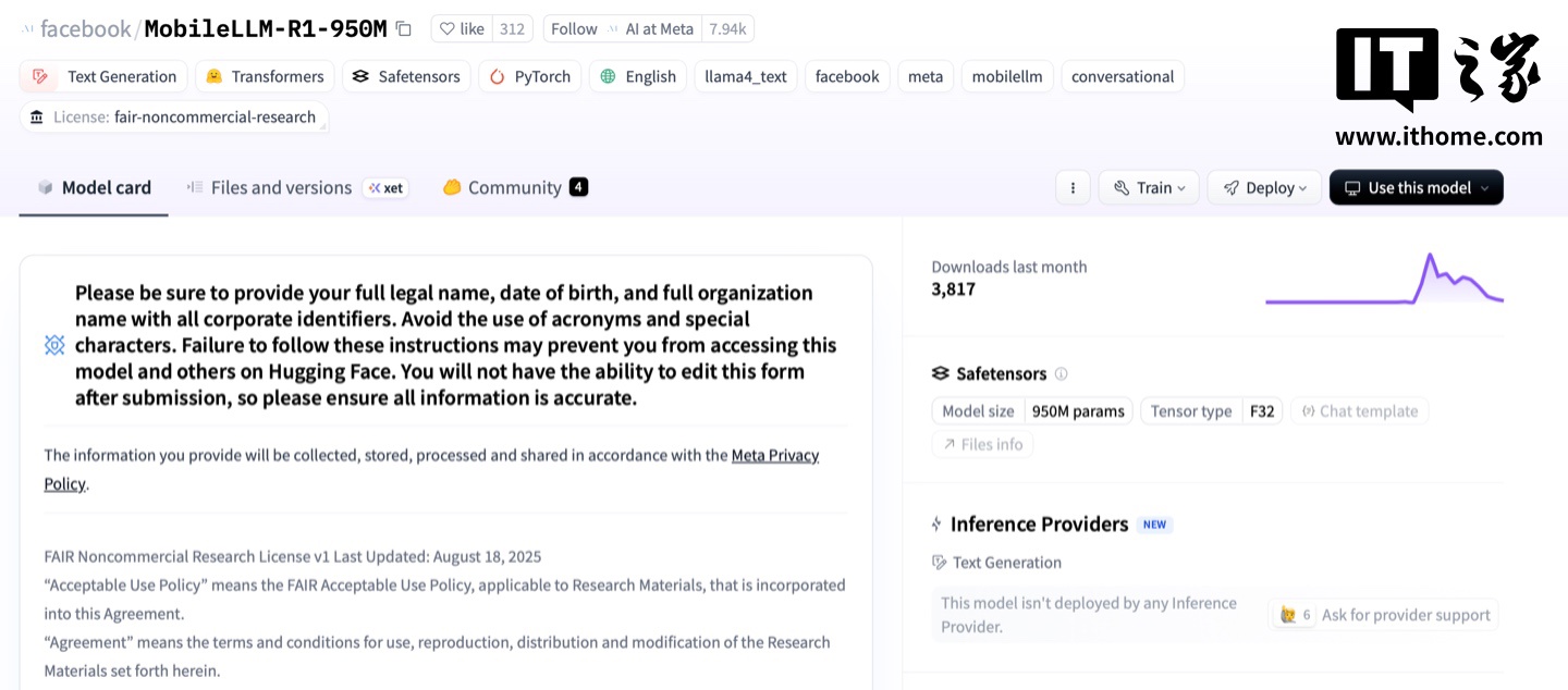 Meta开源了！新出的小个子AI模型专攻数理化编程，参数不到10亿插图