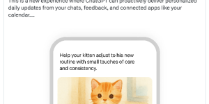 OpenAI搞了个新玩意儿，给付费用户每天推送定制简报缩略图