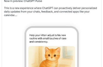 OpenAI搞了个新玩意儿，给付费用户每天推送定制简报缩略图