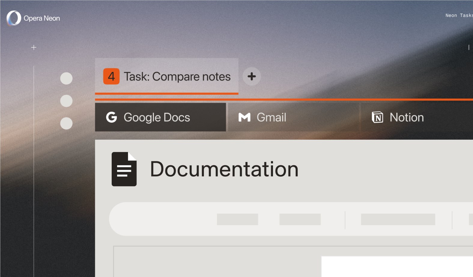 Opera搞了个AI新浏览器Neon,干活更省力,任务管理超聪明插图 Opera搞了个AI新浏览器Neon,干活更省力,任务管理超聪明插图