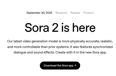OpenAI放大招！Sora2来了，还搞了个能自动生成音视频的TikTok缩略图