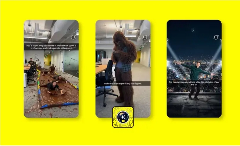 Snapchat的AI画画功能免费开放啦,所有人都能用了!插图 Snapchat的AI画画功能免费开放啦,所有人都能用了!插图