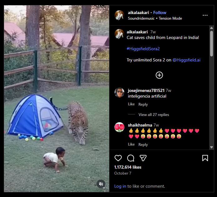 AI造假动物视频正在骗孩子,搞乱他们对自然的认识插图 AI造假动物视频正在骗孩子,搞乱他们对自然的认识插图