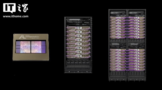 亚马逊推出新一代AI芯片Trainium3:速度翻4倍,还省电40%插图 亚马逊推出新一代AI芯片Trainium3:速度翻4倍,还省电40%插图