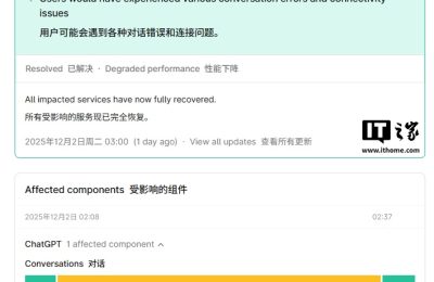 ChatGPT 今天突然崩了，OpenAI 已火速修复缩略图