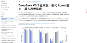 DeepSeek V3.2 一口气推俩模型，长文本推理成本直接砍掉七成！缩略图