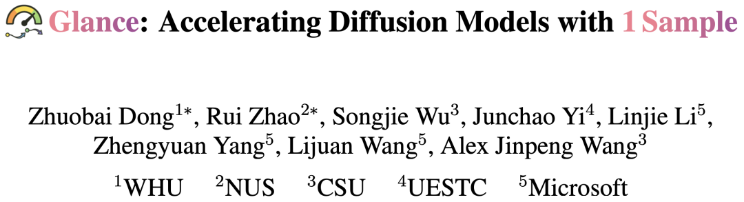 一张图一小时，干翻FLUX.1和Qwen！Glance靠快慢哲学让扩散模型快了5倍！插图