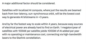 马斯克又放大招：每年狂发百万吨卫星，只为疯狂扩展AI算力缩略图