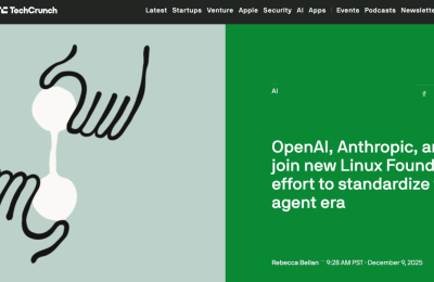 AI智能体开源基金会来了！OpenAI、谷歌、亚马逊AWS联手，要打破新垄断缩略图