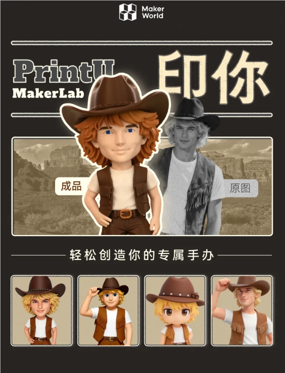 轻松做3D手办!MakerWorld接入腾讯混元3D 3.0大模型插图 轻松做3D手办!MakerWorld接入腾讯混元3D 3.0大模型插图