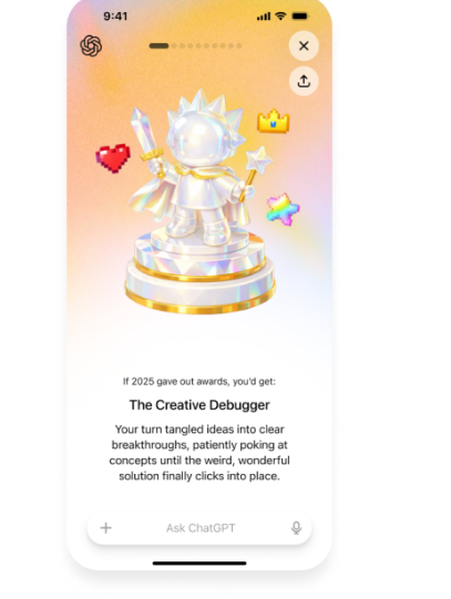 ChatGPT版年度听歌报告来了！看看你今年被AI封了啥称号？插图2