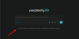 Perplexity 上线 2025 年度回顾小工具，一键生成你的年度总结缩略图