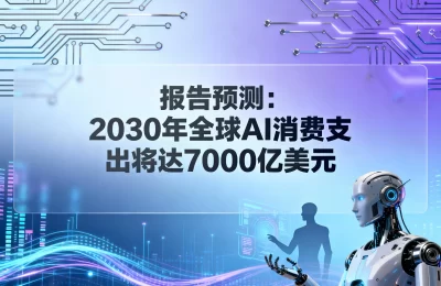 报告预测：到2030年，全球AI消费要花7000亿美元缩略图