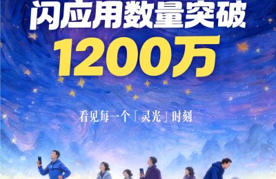 灵光上线一个月，用户狂建1200万个闪应用！缩略图